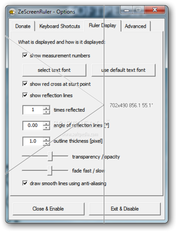 ZeScreenRuler screenshot 2