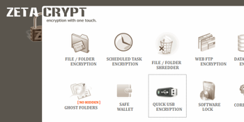 Zeta Crypt Confidential Suite screenshot