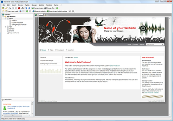 Zeta Producer Desktop screenshot
