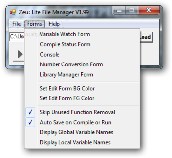 Zeus Lite screenshot 2