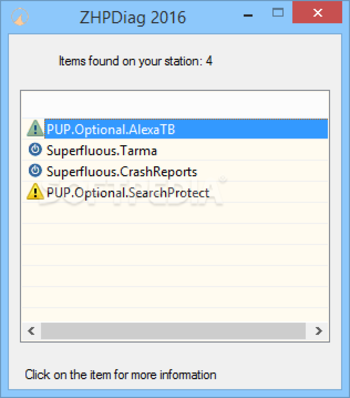 ZHPDiag screenshot 2