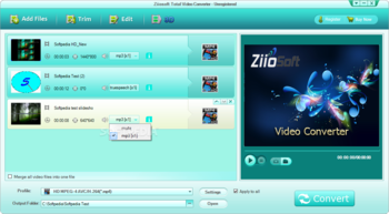 Ziiosoft Total Video Converter screenshot