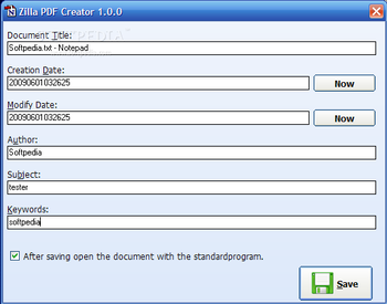 Zilla PDF Creator screenshot 2