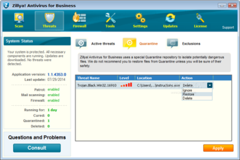 Zillya! Antivirus for Business screenshot 6
