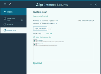 Zillya! Internet Security screenshot 3