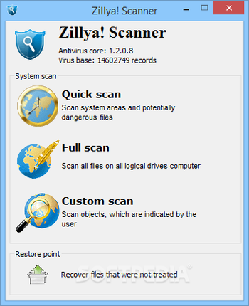 Zillya! Scanner screenshot