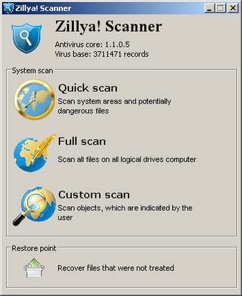 Zillya Scanner screenshot