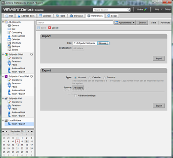 Zimbra Desktop screenshot 18