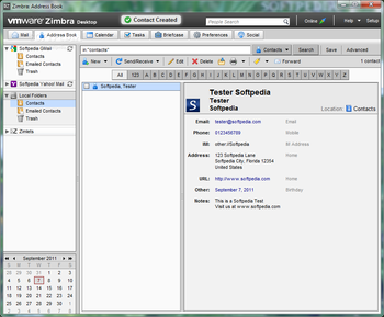 Zimbra Desktop screenshot 7