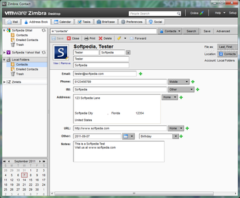 Zimbra Desktop screenshot 8