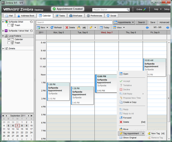 Zimbra Desktop screenshot 9