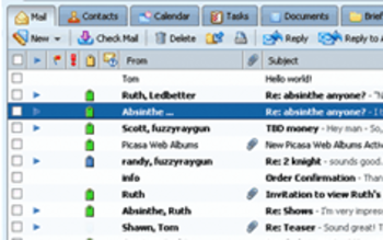 Zimbra Desktop screenshot