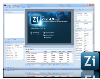 Zinc screenshot