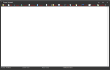 Zinger Notepad screenshot