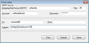 Zip Backup To CD screenshot 3