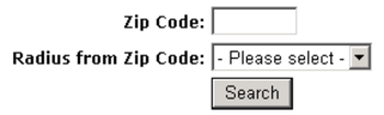 ZIP Code Radius Search module screenshot 2