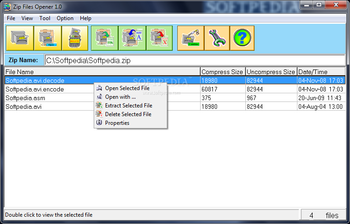 Zip Files Opener screenshot