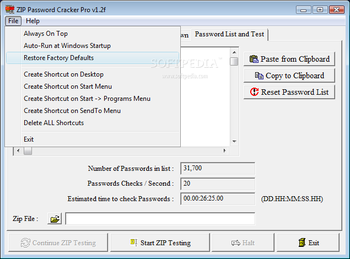 Zip Password Cracker Pro screenshot 4