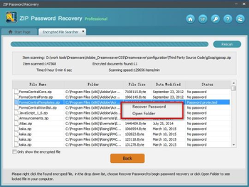 ZIP Password Recovery Professional screenshot