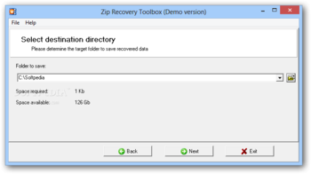 Zip Recovery Toolbox screenshot 4