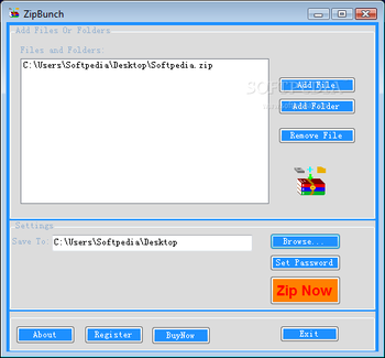 ZipBunch screenshot