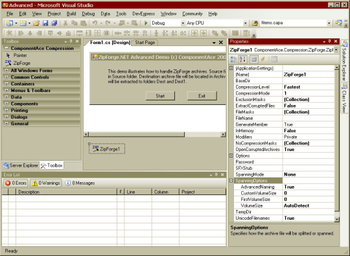 ZipForge.NET screenshot