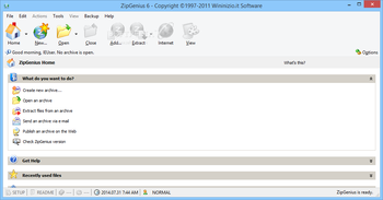 ZipGenius Suite screenshot
