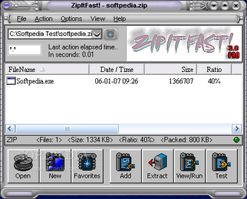 ZipItFast! screenshot