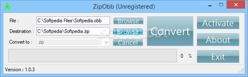 ZipObb screenshot