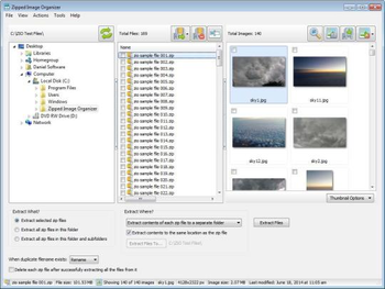 Zipped Image Organizer screenshot