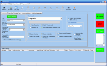 Zipsearch screenshot