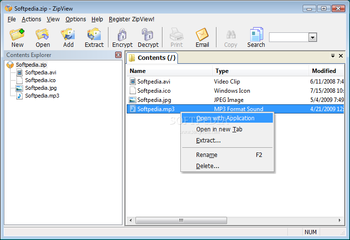 ZipView screenshot