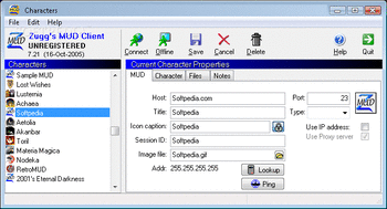 zMUD screenshot 2