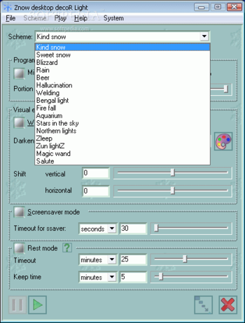Znow Desktop Decoration screenshot