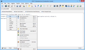 ZOC Terminal screenshot