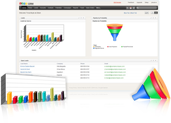 Zoho CRM screenshot