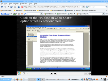 ZohoShare Plugin screenshot 3