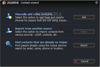 Zoiper screenshot 3
