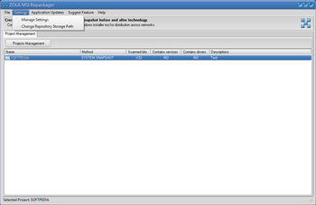 ZOLA MSI Repackager screenshot 3