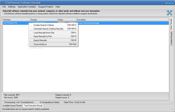 ZOLA Remote Software Uninstall screenshot 2