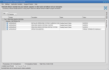 ZOLA Remote Software Uninstall screenshot 4