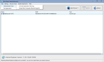 ZOLA Repair Internet Browsers screenshot 2