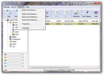 Zolsoft Office Server Free Edition screenshot 7