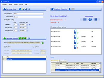 Zonablu PC Bluetooth Marketing Software screenshot