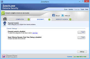 ZoneAlarm Extreme Security screenshot 8