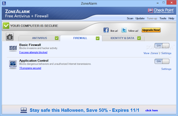 ZoneAlarm Free Antivirus + Firewall screenshot 5