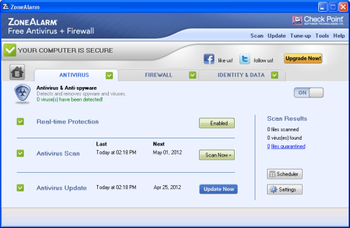 ZoneAlarm Free Antivirus + Firewall screenshot 3