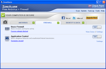 ZoneAlarm Free Antivirus + Firewall screenshot 4