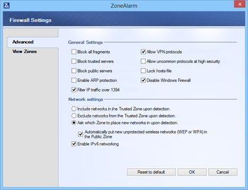 ZoneAlarm Free Firewall screenshot 7