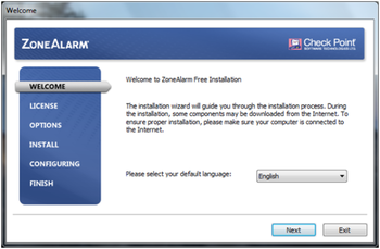 ZoneAlarm Free Firewall screenshot